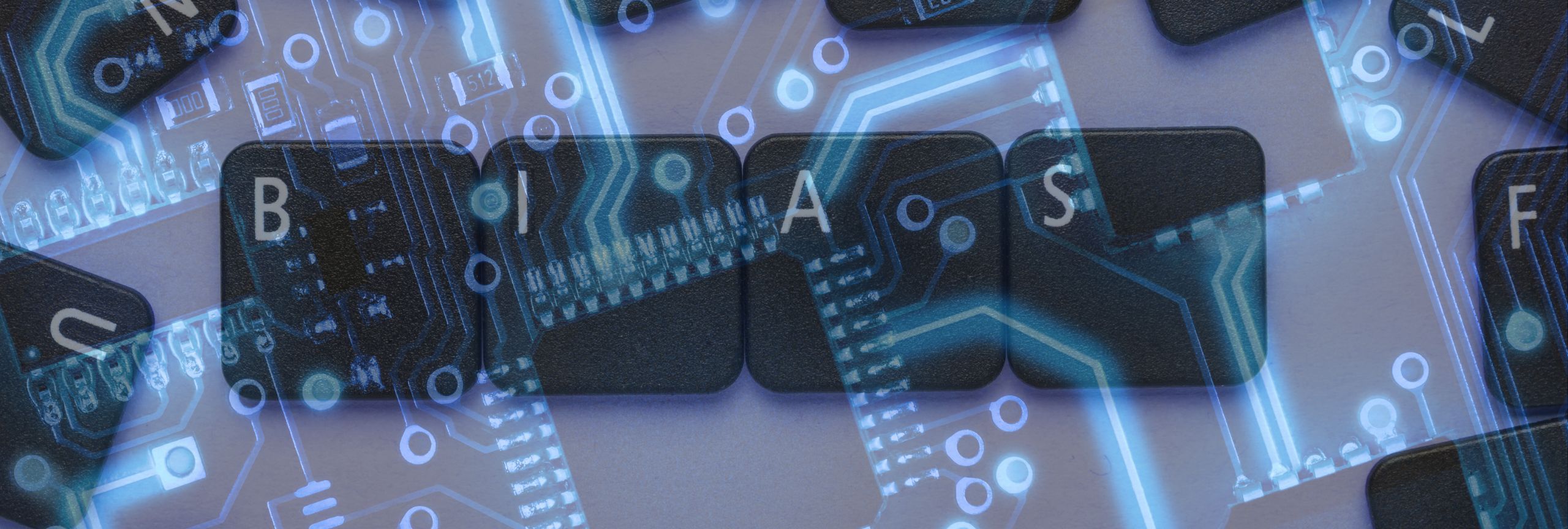 An AI circuit featuring the letters 